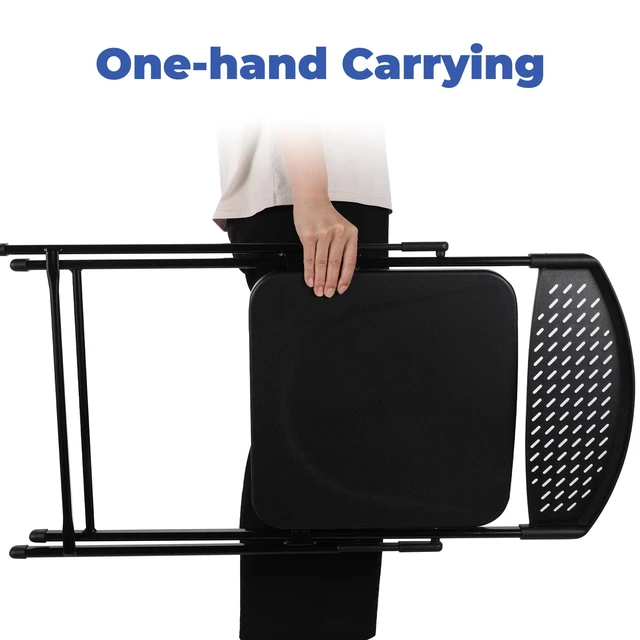 Alt view image 5 of 5 - Mainstays Lightweight Folding Chair, Black