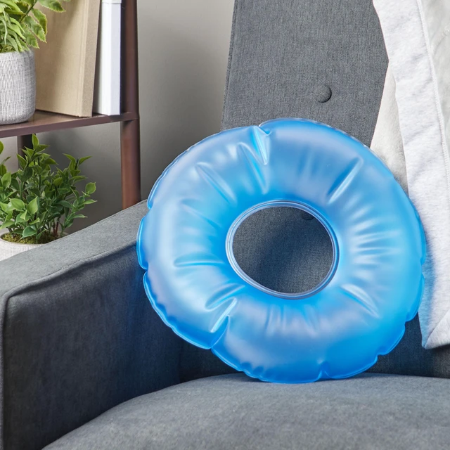 Alt view image 3 of 7 - Equate Inflatable Vinyl Cushion, Blue