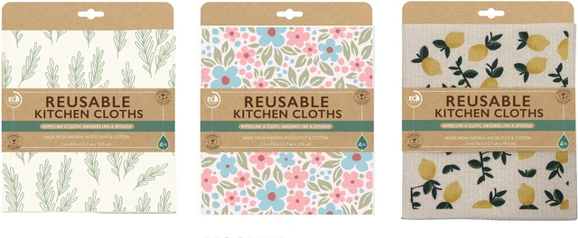 Main image of Reusable Kitchen Cloths 4-Pack