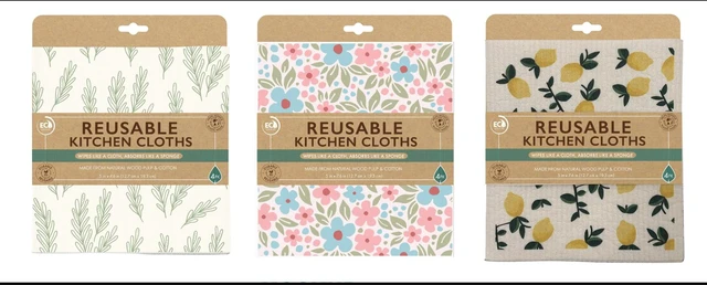 Alt view image 4 of 6 - Reusable Kitchen Cloths 4-Pack