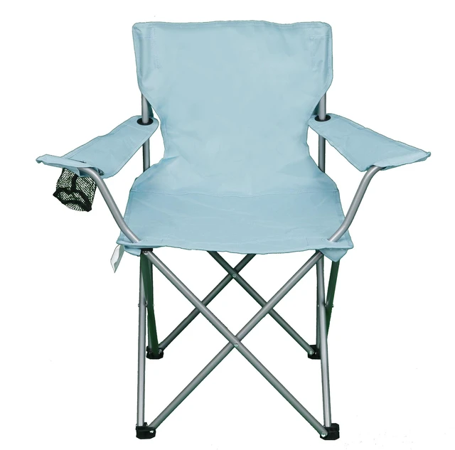 Main image of Ozark Trail Quad Folding Camp Chair with Mesh Cup Holder and Carry Bag, Vintage Blue