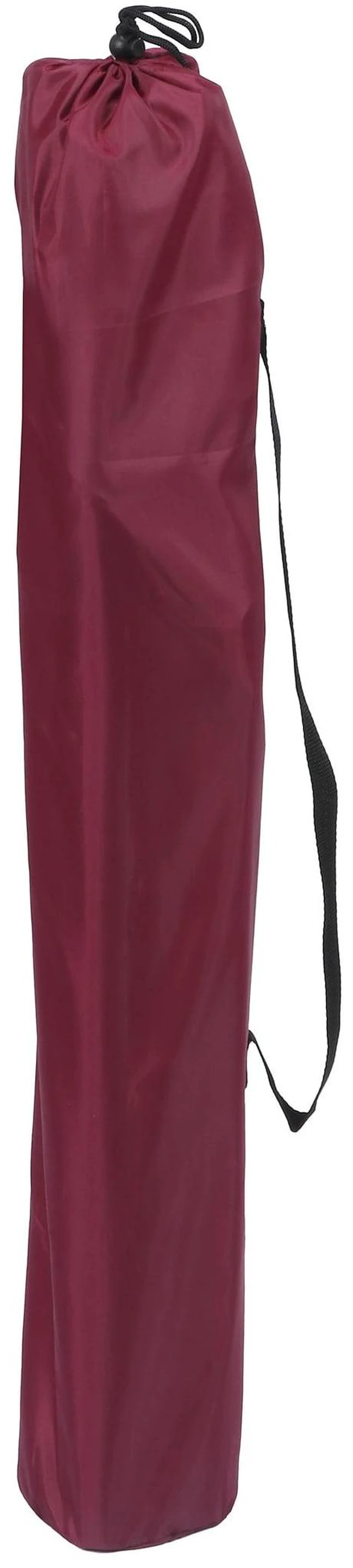 Alt view image 2 of 7 - Ozark Trail Basic Quad Folding Camp Chair with Cup Holder, Orchid Plum, Adult