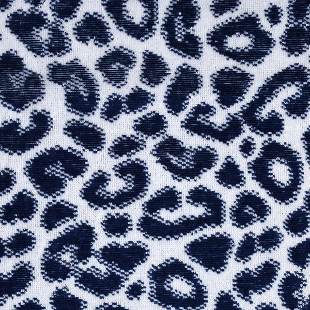 Alt view image 5 of 5 - Mainstays Beach Collection Beach Towel, 36x72in, Leopard Blue