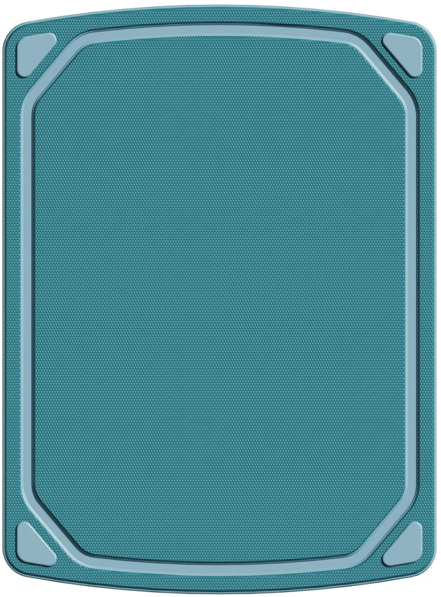 Alt view image 3 of 5 - Mainstays 2-Piece Non-Slip Recycled Poly Cutting Board, 8.5" x 11" and 10" x 14", Blue