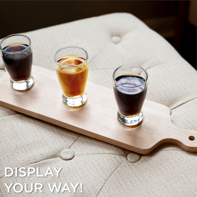 Alt view image 3 of 5 - Customizable Brown Wooden Board with Handle