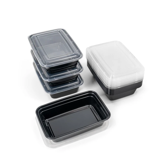 Alt view image 4 of 6 - Mainstays 30-Piece Meal Prep Containers with Lids, BPA-Free, Microwave and Dishwasher Safe
