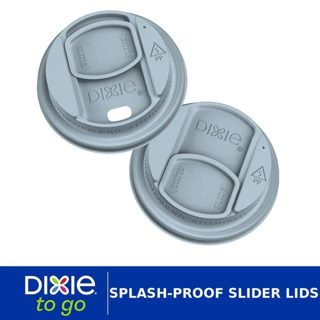 Alt view image 3 of 6 - Dixie To Go 16oz Disposable Paper Cups with Slider Lid, Cozy Plaid, 18Count