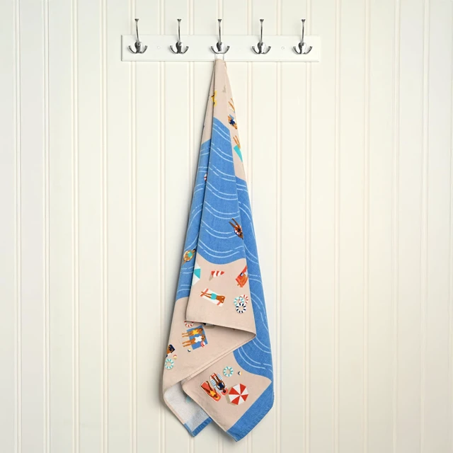 Alt view image 2 of 4 - Mainstays Cotton-Blend Beach Towel, 36in x 72in, Multicolor