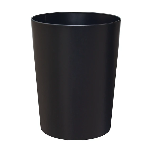 Main image of Mainstays Metal Waste Basket, Black