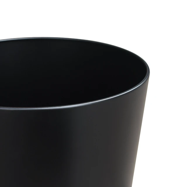 Alt view image 3 of 6 - Mainstays Metal Waste Basket, Black