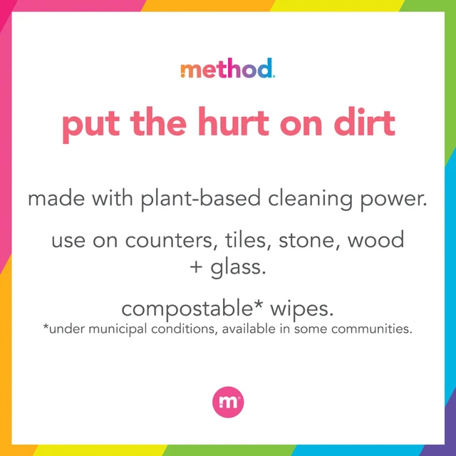 Alt view image 6 of 7 - Method All-Purpose Cleaning Wipes, Lime + Sea Salt, 70 Count