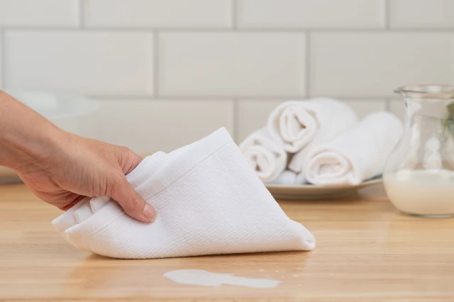 Alt view image 5 of 6 - Mainstays 4 Pack 100% Dual-Sided Cotton Dishcloths, 12in x 12in, White