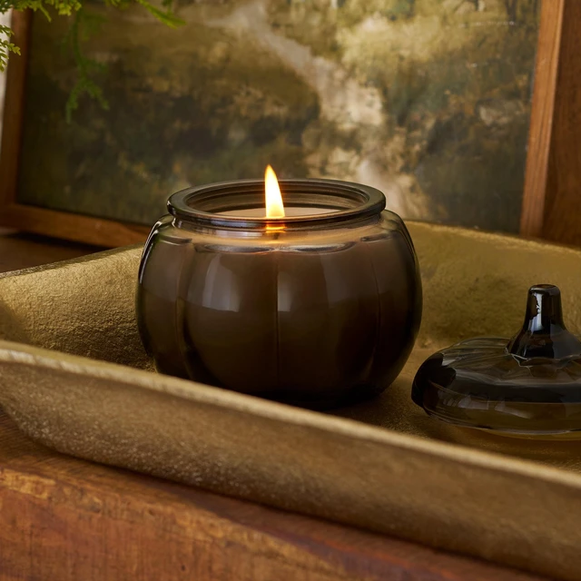 Alt view image 5 of 6 - Better Homes & Gardens 5oz Glass Pumpkin Jar Candle, Brown Butter Pumpkin