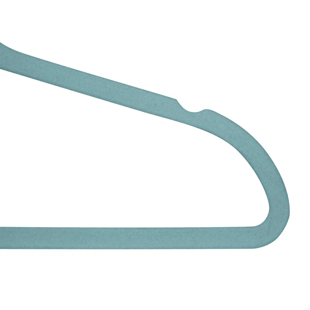 Alt view image 5 of 5 - Simplify 10-Pack Velvet Clothing Hangers, Blue