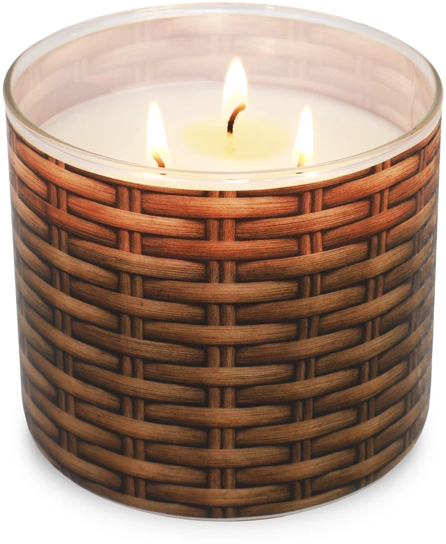 Alt view image 5 of 6 - Mainstays Warm Apple Pie Scented 3-Wick Candle 13oz