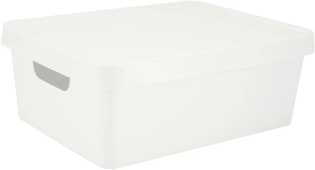 Main image of Simplify 3.74gal Plastic Storage Boxes, White
