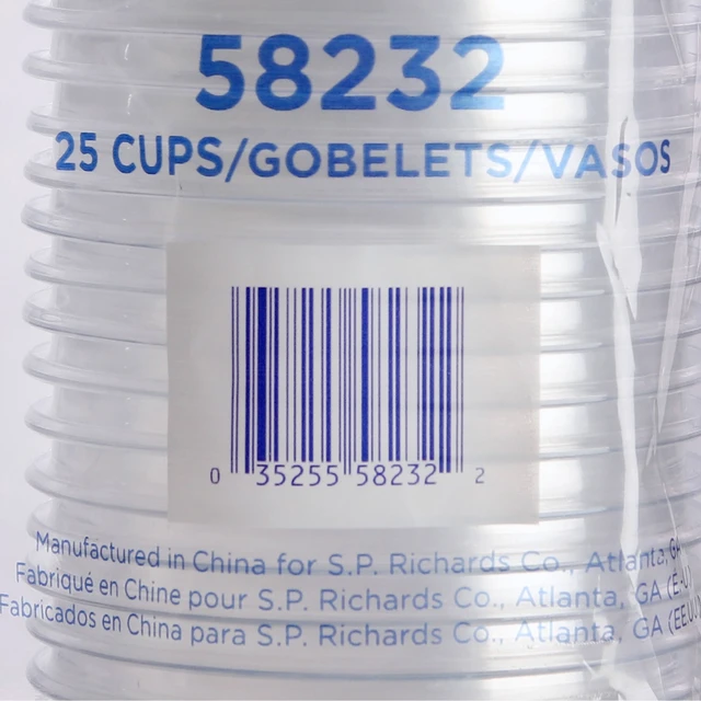 Alt view image 4 of 4 - Genuine Joe GJO58232 Clear Plastic Cups 10fl oz 25/Pack