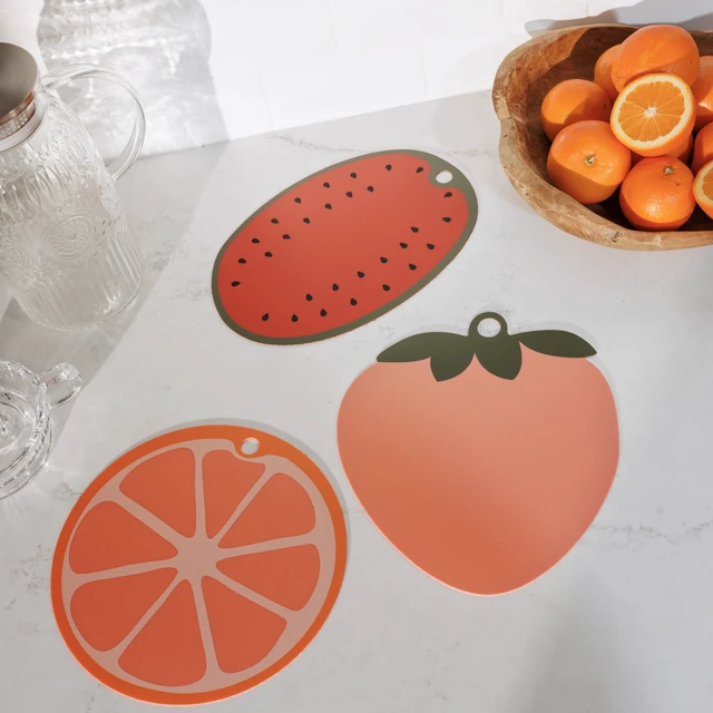 Alt view image 4 of 7 - Thyme & Table 3-Piece Figural Cutting Mats