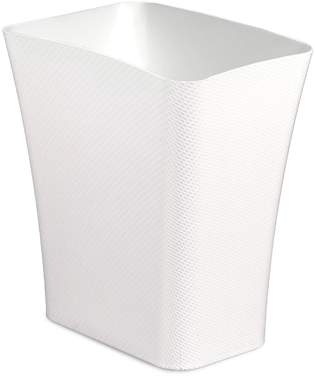 Main image of CLOROX Bathroom Trash Can 3.1Gallon Anti-Microbial Small Garbage Bin No Lid White