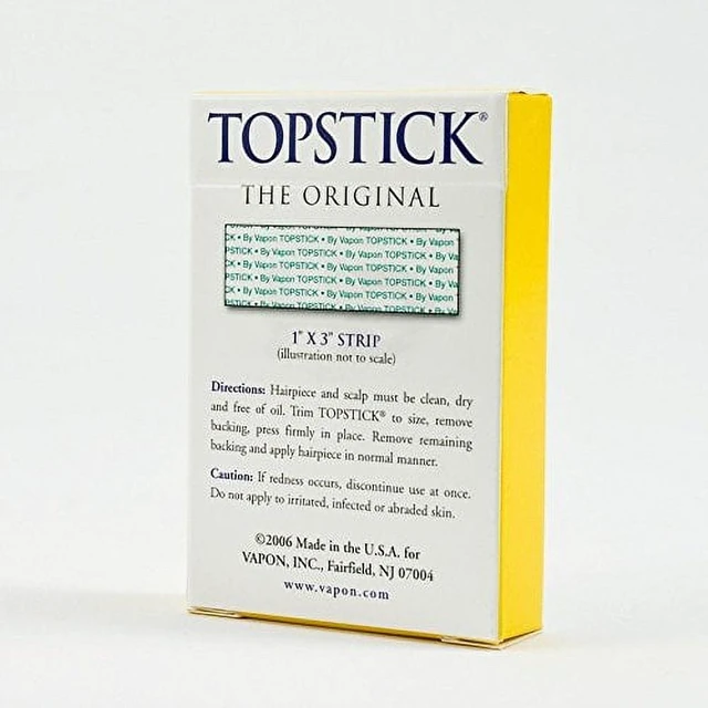 Alt view image 2 of 2 - Vapon Topstick 1" x 3" Hypo-Allergenic All Purpose Clear Double Tape, 50 Strips per Box, 2 Boxes