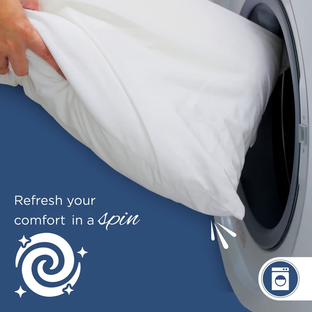 Alt view image 2 of 6 - Martex 2-Pack 16x16 Decorative White Pillow Inserts, Soft & Supportive