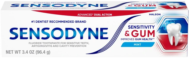 Main image of Sensodyne Sensitivity & Gum Sensitive Toothpaste, 3.4 Oz, Mint Flavor, for Adults