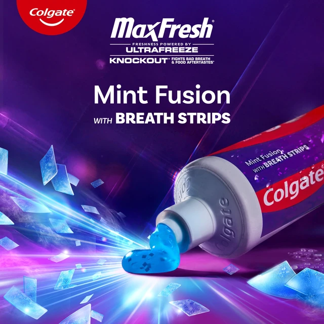 Alt view image 4 of 6 - Colgate MaxFresh Knockout Mint Toothpaste, 3 Pack, 6.3oz
