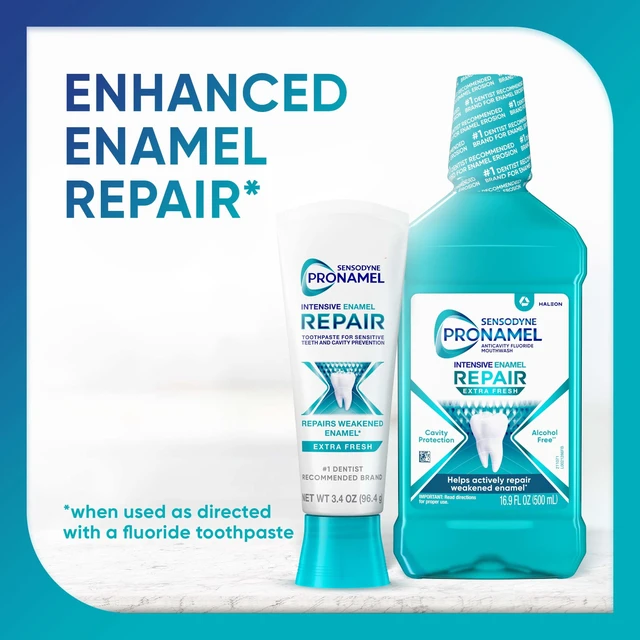 Alt view image 6 of 6 - Sensodyne Pronamel Intensive Enamel Repair Sensitive Toothpaste, Extra Fresh, 3.4oz