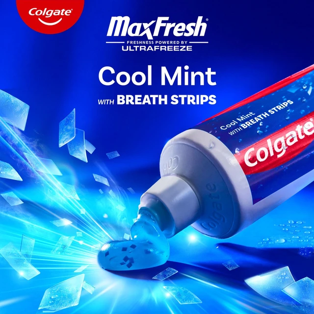 Alt view image 5 of 6 - Colgate MaxFresh Cool Mint Toothpaste, 3 Pack, 6.3 oz