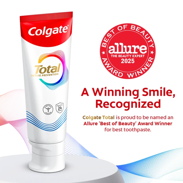Alt view image 2 of 6 - Colgate Total Active Prevention Whitening Toothpaste, Mint, 5.1oz, 2-Pack