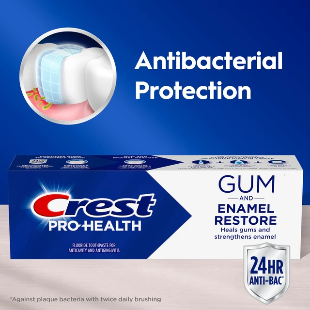 Alt view image 2 of 6 - Crest Pro-Health Gum and Enamel Repair Toothpaste, Advanced Whitening, 2.6 oz