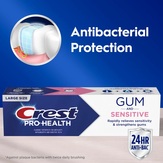 Alt view image 2 of 6 - Crest Pro-Health Gum & Sensitive Toothpaste 4.8 oz