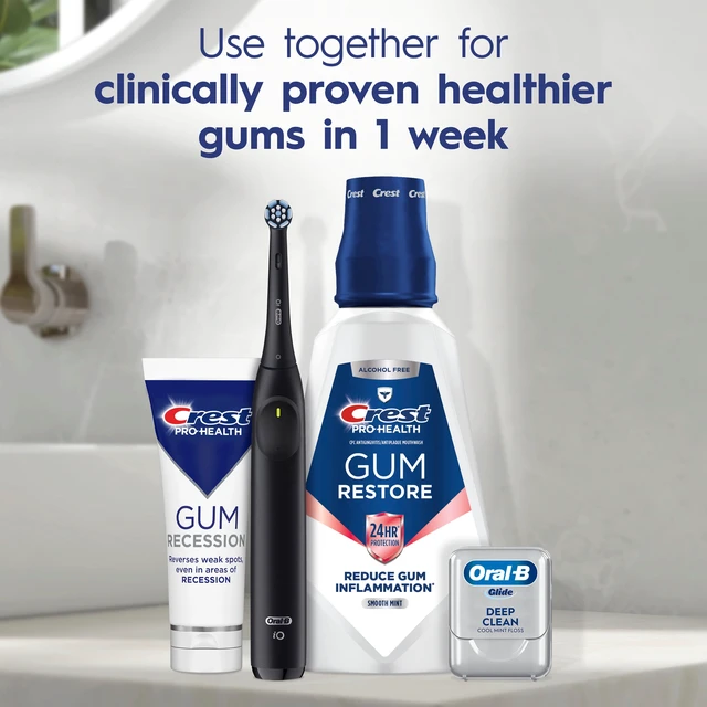 Alt view image 5 of 6 - Crest Pro-Health Gum Rescue Toothpaste 4.6 oz, Anticavity Antibacterial Fluoride Gum Protection