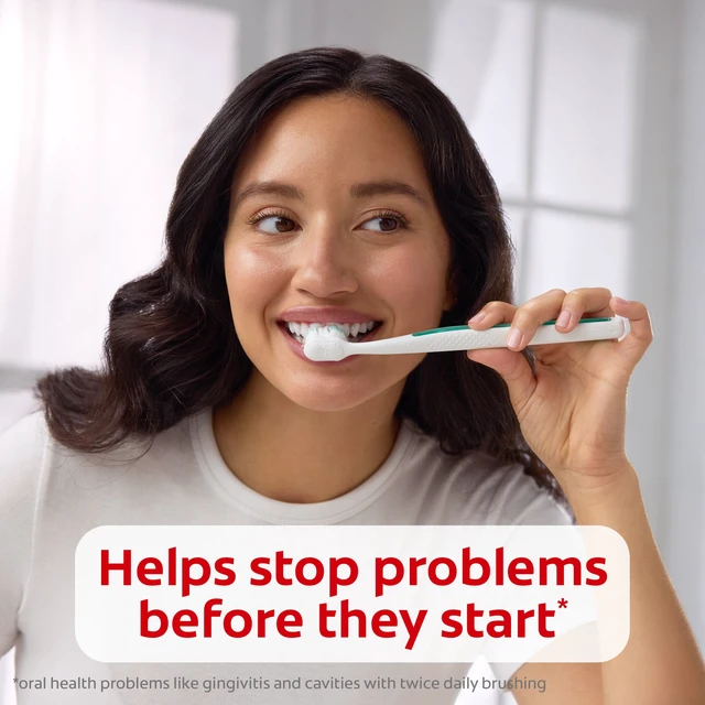 Alt view image 5 of 6 - Colgate Total Active Prevention Gum Protect Whitening Toothpaste, Fresh Mint, 3.8 oz, 3 Pack