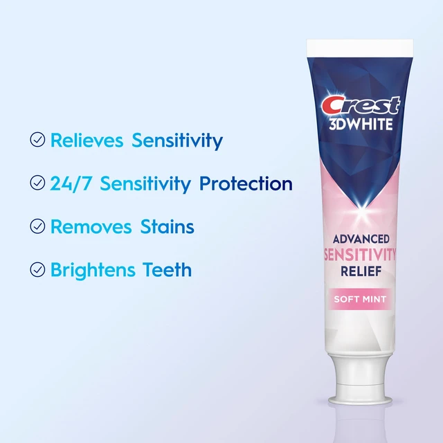 Alt view image 4 of 6 - 3DWhite Advanced Sensitivity Toothpaste, Soft Mint, 3.3oz, 2-Pack