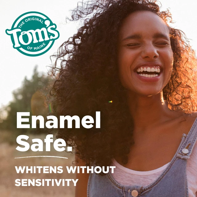Alt view image 6 of 6 - Tom's of Maine Whiten Plus Coconut Oil Fluoride Free Toothpaste, Gentle Mint, 4.0oz