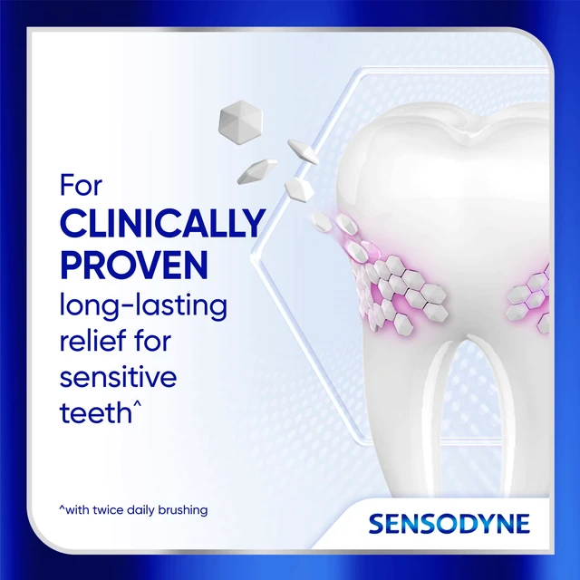 Alt view image 4 of 5 - Sensodyne Clinical Repair Whiten & Shine Toothpaste, Sensitivity Relief, 3.4 Oz
