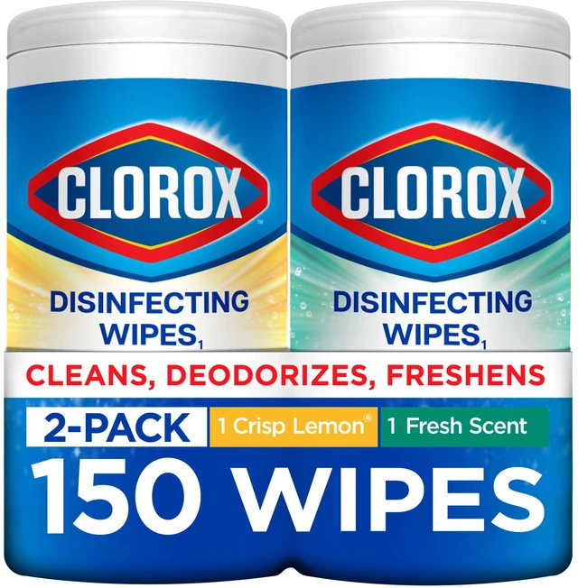 Main image of Clorox Disinfecting Cleaning Wipes, Variety Pack, 75 Count, Pack of 2