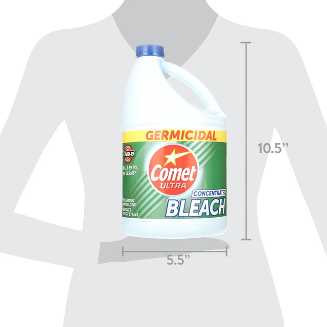 Alt view image 6 of 6 - Comet Germicidal Bleach 121oz Unscented