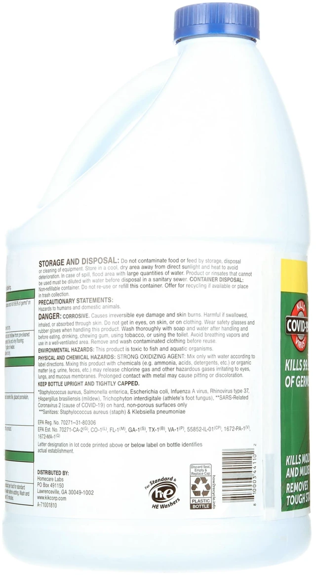 Alt view image 2 of 6 - Comet Germicidal Bleach 121oz Unscented
