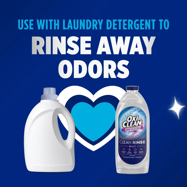 Alt view image 6 of 6 - OxiClean Odor Blasters Fabric Rinse, 4-in-1 Clean Rinse, 50 fl oz, Sparkling Fresh Scent