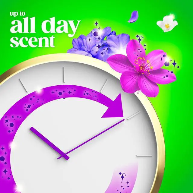 Alt view image 11 of 20 - Laundry Detergent Liquid, Now with Odor Defense, Moonlight Breeze Scent, 39 fl oz, 29 Loads
