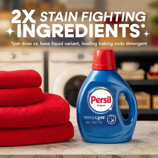Alt view image 2 of 20 - Persil Deep Clean Liquid Laundry Detergent, Original, 34 fl oz, 25 loads