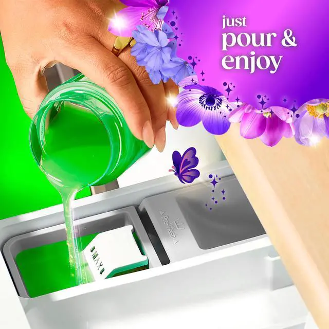 Alt view image 14 of 20 - Laundry Detergent Liquid, Now with Odor Defense, Moonlight Breeze Scent, 39 fl oz, 29 Loads