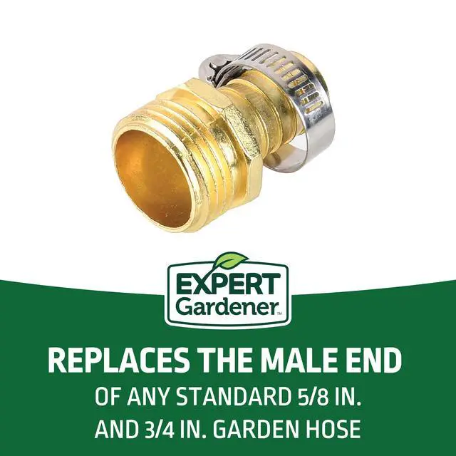 Alt view image 5 of 7 - Expert Gardener Metal Male Hose Mender