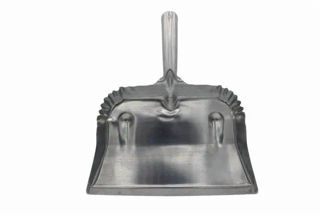 Alt view image 4 of 5 - Fulton Heavy Duty Galvanized Steel Dustpan - Silver