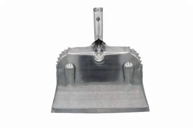 Alt view image 5 of 5 - Fulton Heavy Duty Galvanized Steel Dustpan - Silver