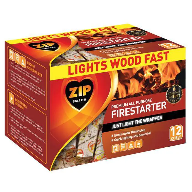 Alt view image 2 of 7 - Zip Premium Firestarter Cubes, All Purpose, Weather-Resistant, 12 Count