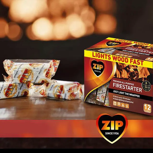 Alt view image 3 of 7 - Zip Premium Firestarter Cubes, All Purpose, Weather-Resistant, 12 Count