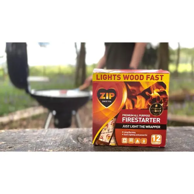Alt view image 4 of 7 - Zip Premium Firestarter Cubes, All Purpose, Weather-Resistant, 12 Count